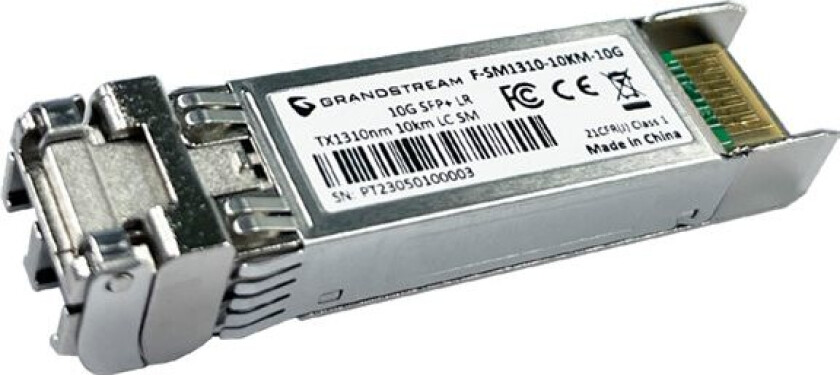 Grandstream - Sfp+ Transceivermodul - 10Gbe - 10Gbase-Lr - Lc-Enkeltmodus - Opp Til 10 Km - 1310 Nm
