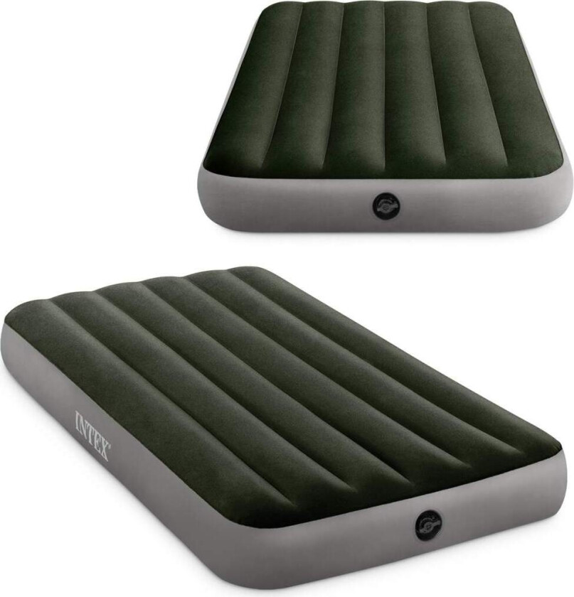 Oppblåsbar luftmadrass for sove enkeltseng 191x99 cm Intex 64107