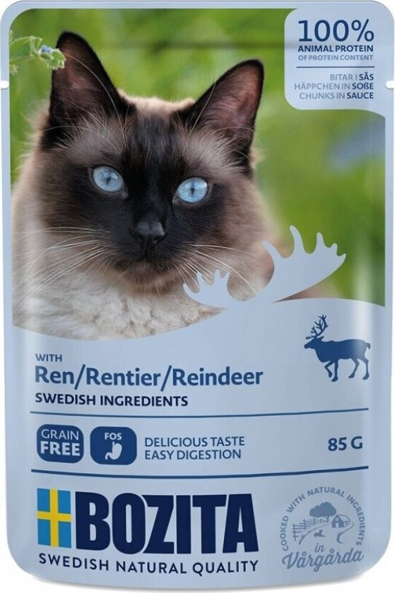 Bozita Biter i Saus med Ren 85 g