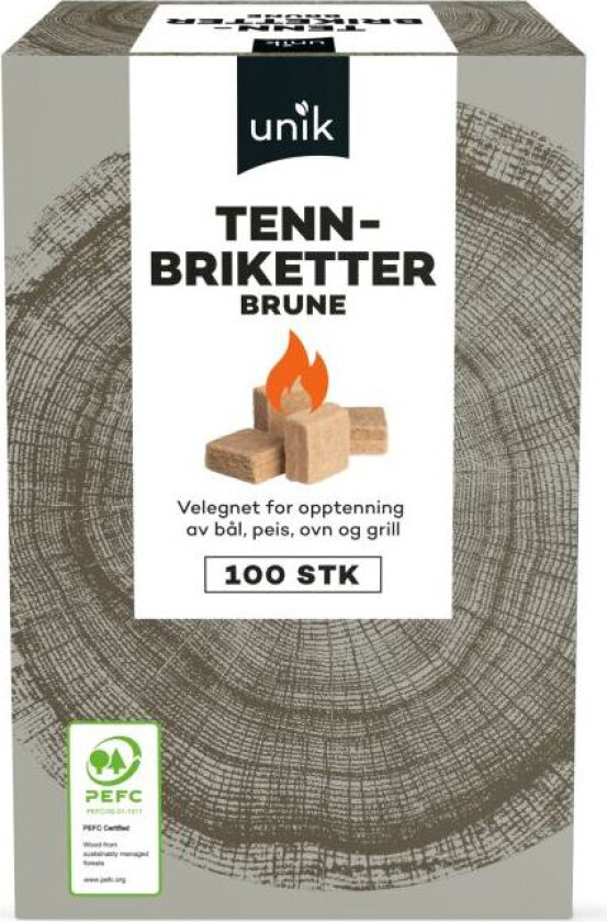 Tennbriketter Brune 100stk
