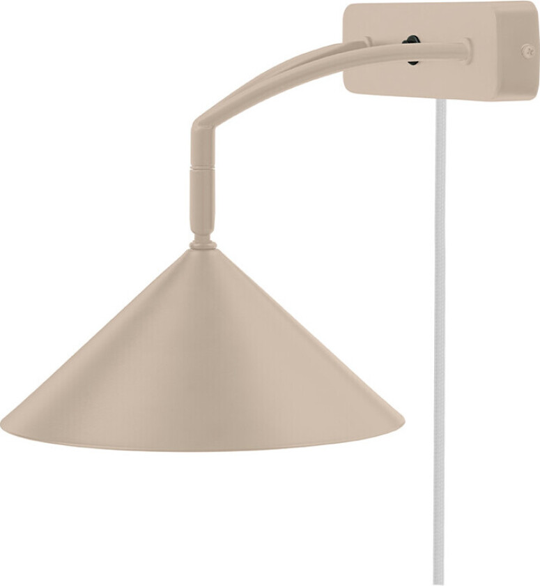 Curve Vegglampe Beige