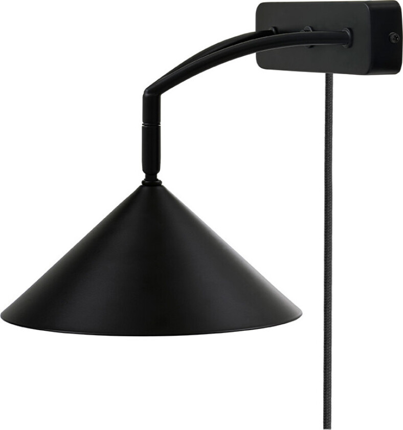 Curve Vegglampe Black