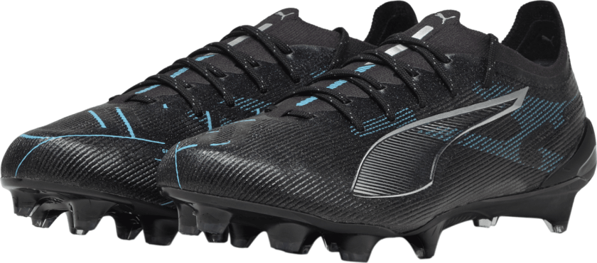 ULTRA 5 Ultimate FG Q1 25, fotballsko gress, herre Black-Silver-Aqua