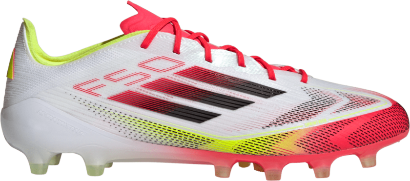 adidas F50 Elite AG Q1 25, fotballsko kunstgress, unisex White/Black/Yellow