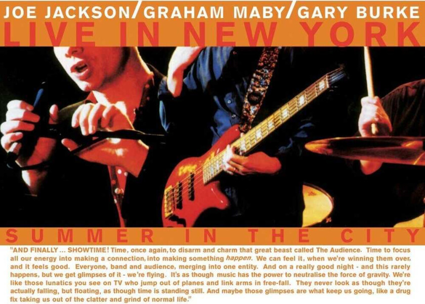 Joe Jackson Summer In The City: Live In New York CD