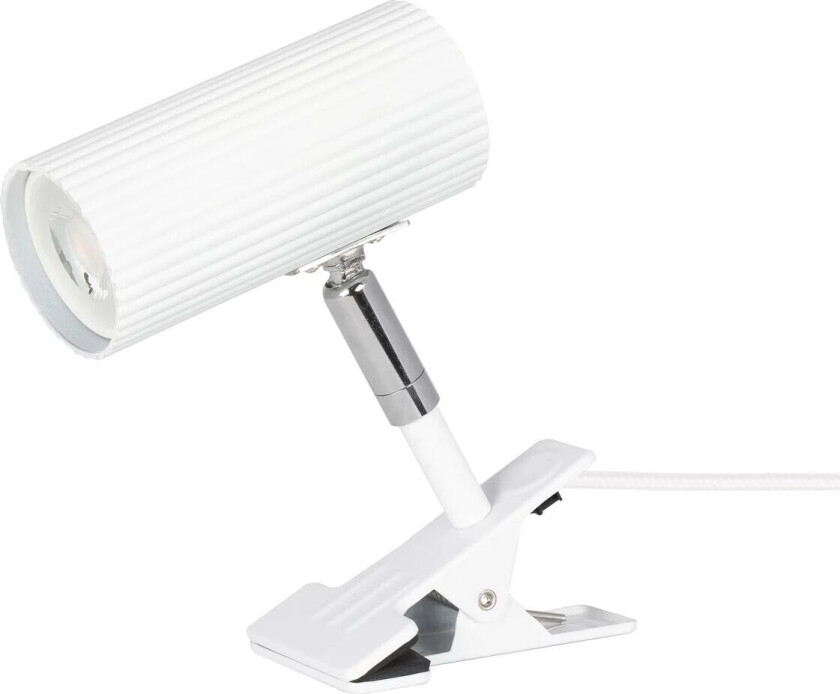 Hubble klemmelampe Hvit