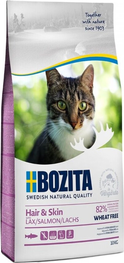 Bozita Hair & Skin Wheat Free Salmon (10 kg)