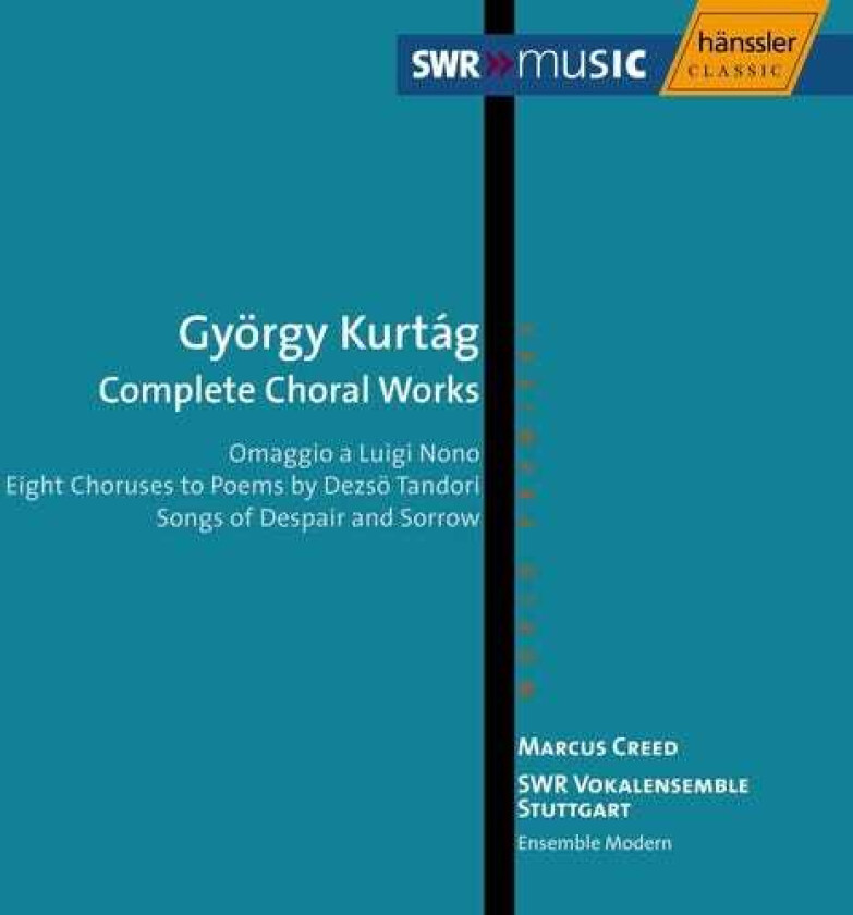 Marcus Creed, Swr Stuttgart Vocal Ensemble, György Kurtág Complete Choral Works CD