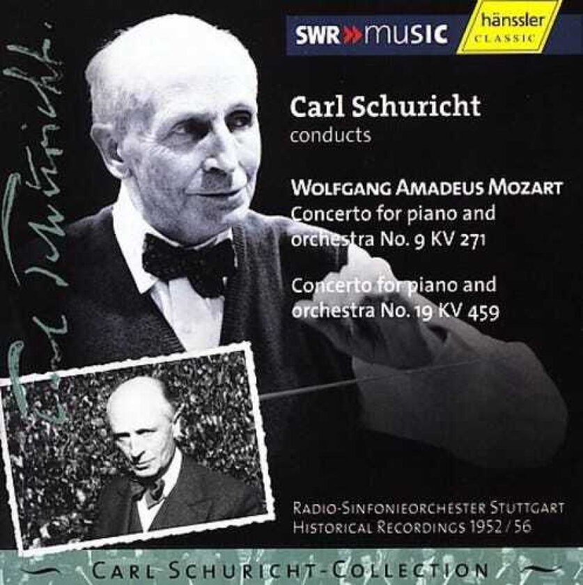 Carl Schuricht, Clara Haskil Piano Concertos 9 & 19 CD