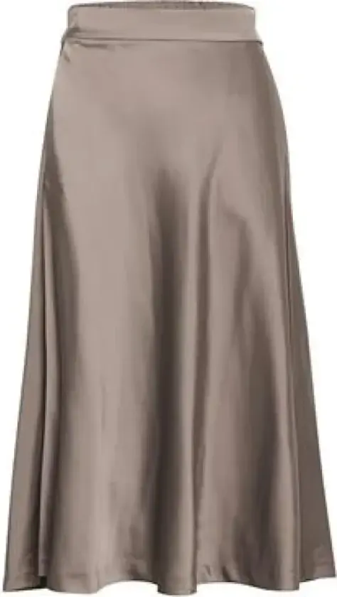 Dame, Skjørt, Beige, 2XL