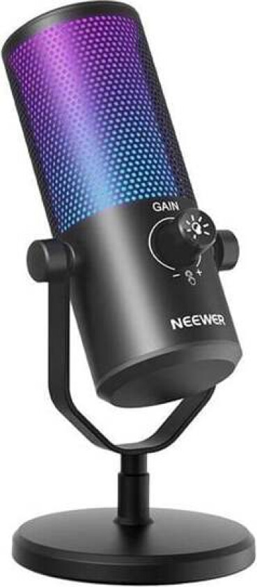 RGB backlit microphone