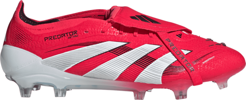 adidas Predator Elite Fold-Over Tongue FG Q1 25, fotballsko gress, unisex RED/WHITE/BLACK