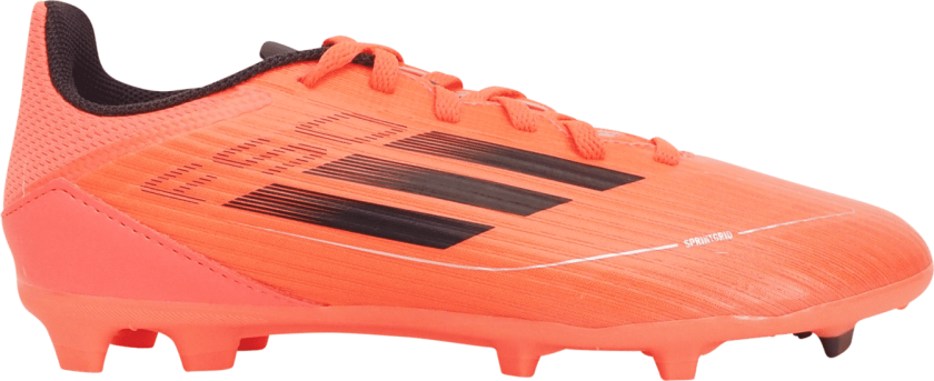 adidas F50 League FG/MG Q4 24, fotballsko gress og kunstgress, junior TURBO/AURBLA/PLATINM