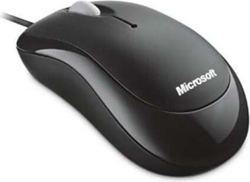 Basic Optical Mouse - Black - Mus - Optisk - 3 knapper - Svart