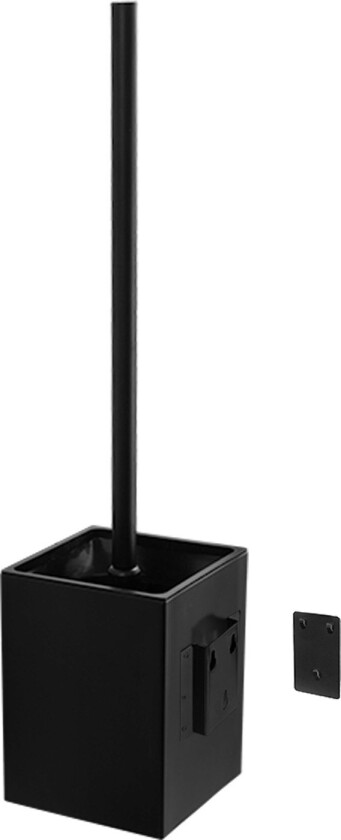 Kapitan Wall-Mounted Toilet Brush Kapitan Neo 87 77 55, Black Matte