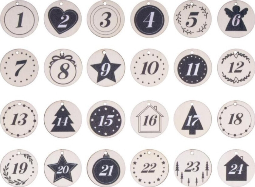 Adventskalender Mfp Papir Treringanheng 4Cm 8886400
