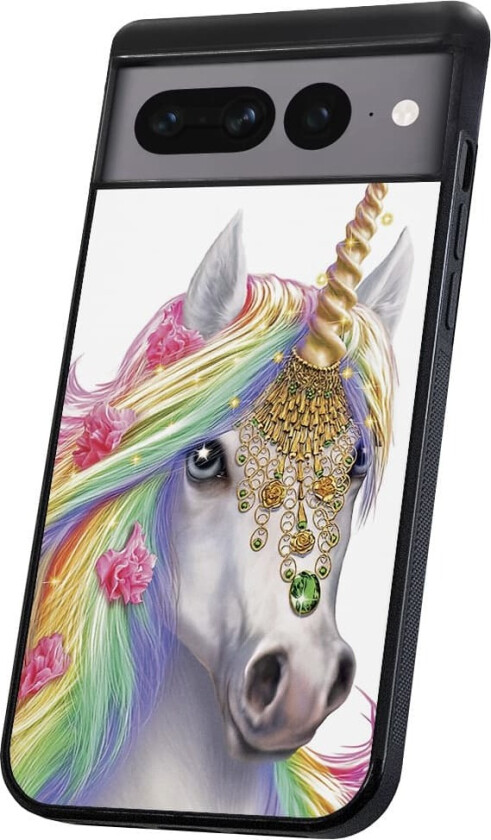 Google Pixel 8 - Deksel/Mobildeksel Unicorn/Enhjørning