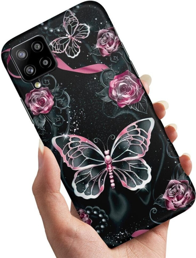 Samsung Galaxy A12 - Deksel/Mobildeksel Sommerfugler