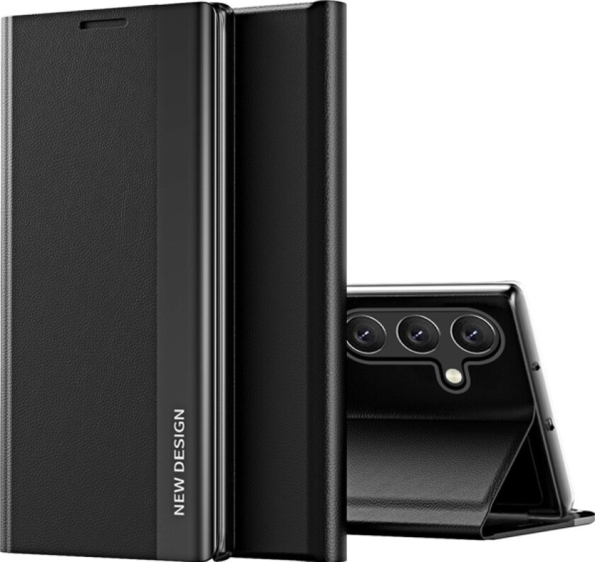 Sleep Case Pro Etui Til Samsung Galaxy S25 Med Klapp Og Boks - Sortering