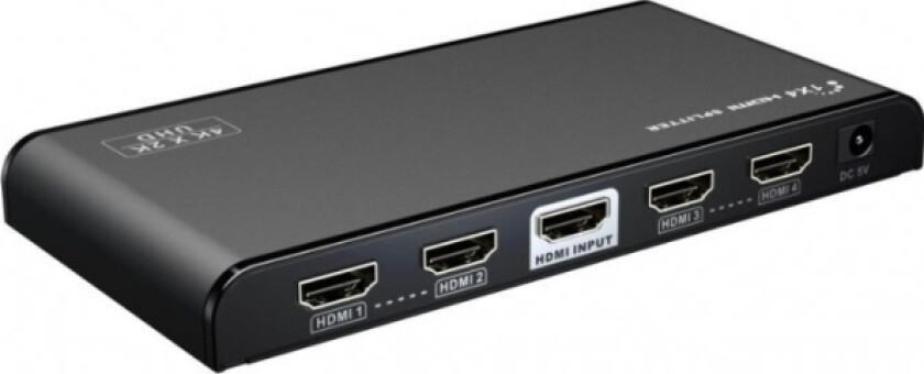 Premiumcord Hdmi 2.0 Splitter 1-4 Porter, 4K X 2K/60Hz, Full Hd, 3D, Äernã½