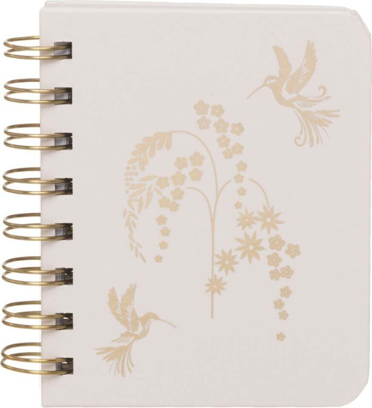 Notatbok m/spiral liten Hummingbird