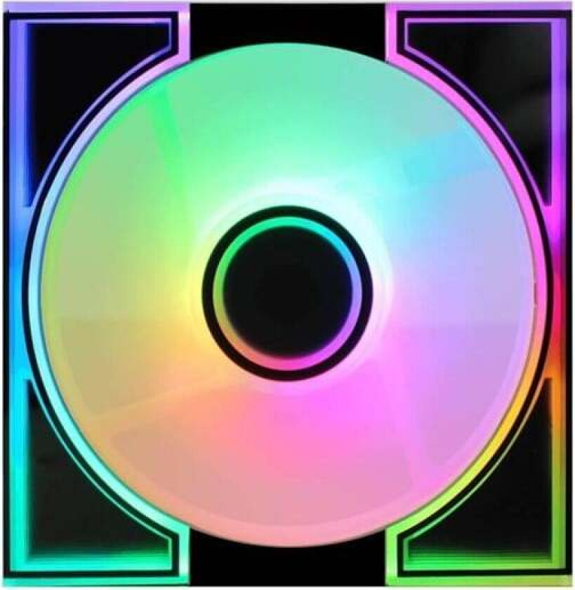 DM8 ARGB Cooling Fan (Black) - Kabinettvifte - 120mm - Svart - 28 dBA