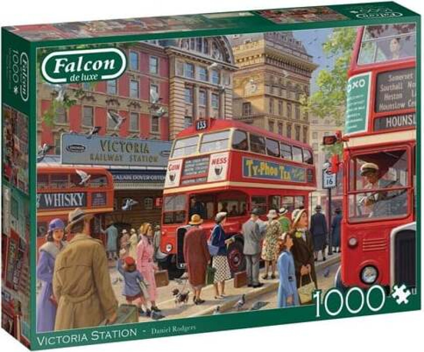 Falcon Jigsaw Puzzle - Victoria Station 1000pcs. Gulv