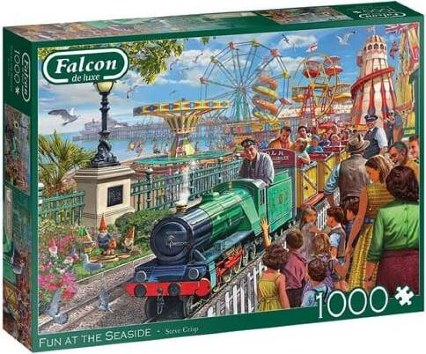 Falcon Jigsaw Puzzle - Fun at the Seaside 1000pcs. Gulv