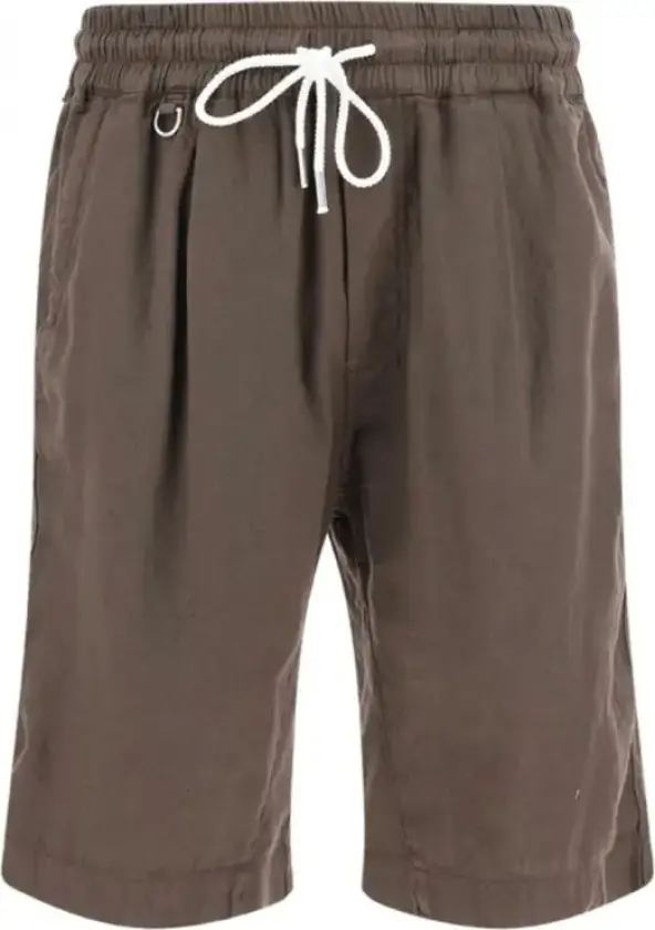 Herre, Shorts, Brun, L