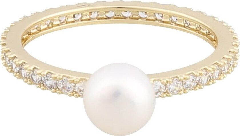 Rio Small Pearl Ring Gold White S
