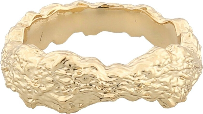 Rio Irregular Ring Plain Gold S