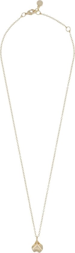 Bilde av Hilma Pendant Necklace Plain Gold 45cm