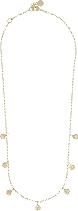 Bilde av Hilma Charm Necklace Plain Gold 42cm