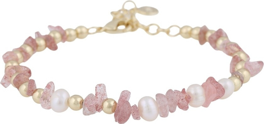 Hilma Small Bracelet Gold Pink Onesize