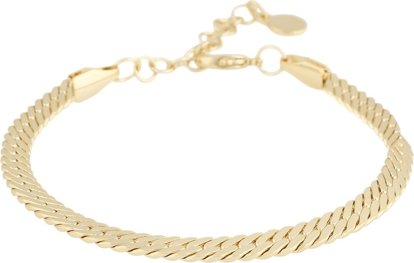 Row Bracelet Plain Gold Onesize