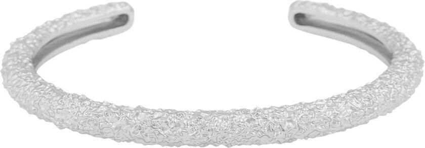 Gisele Small Cuff Bracelet Plain Silver Onesize