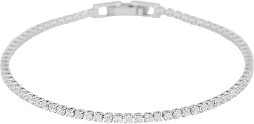 Sally Stone Bracelet Silver Clear Onesize