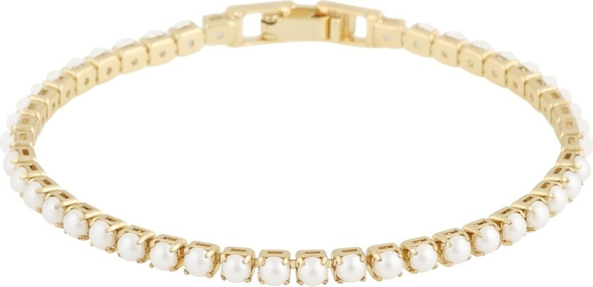 Lucy Pearl Bracelet Gold White Onesize