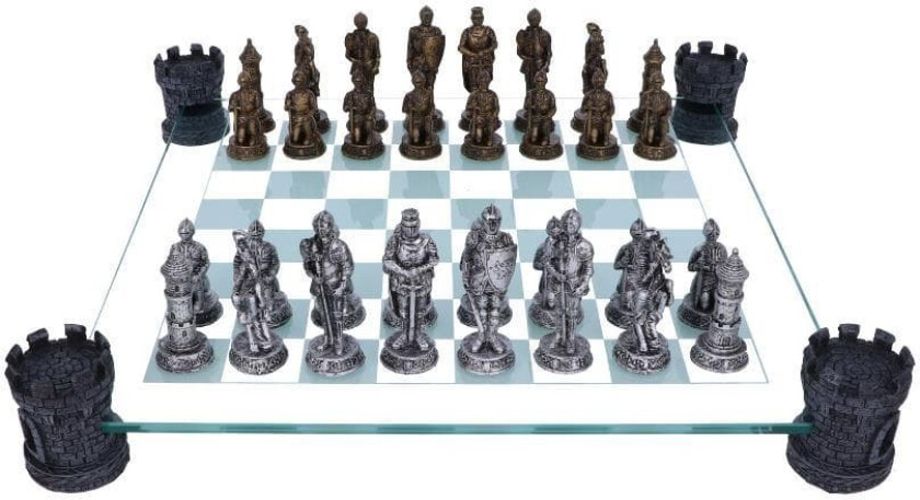 Medieval Knight Chess Set 43cm