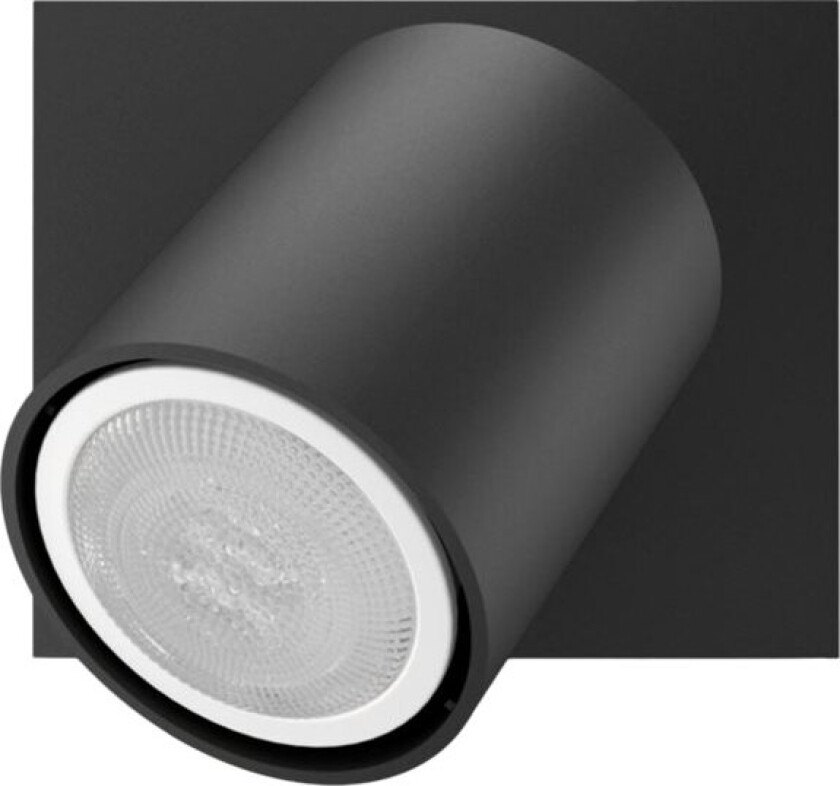 Hue White Ambiance Runner - Lyskaster - Led-Pære For Søkelys - Gu10 - 5 W (Ekvivalent 50 W) - Varm Til Kjølig Hvitt Lys - 2200-6500 K - Svart