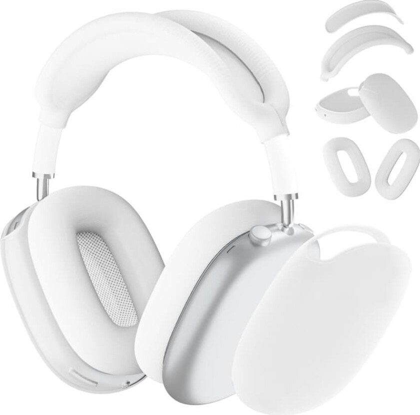 Silikondeksel til Apple AirPods Max hodetelefoner - Clear