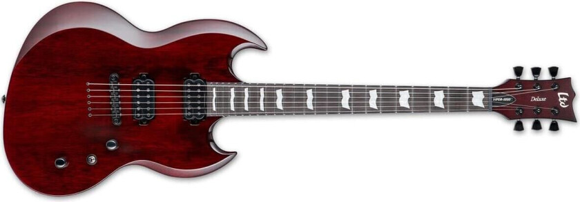 Ltd Viper-1000 Magohany See Thru Black Cherry