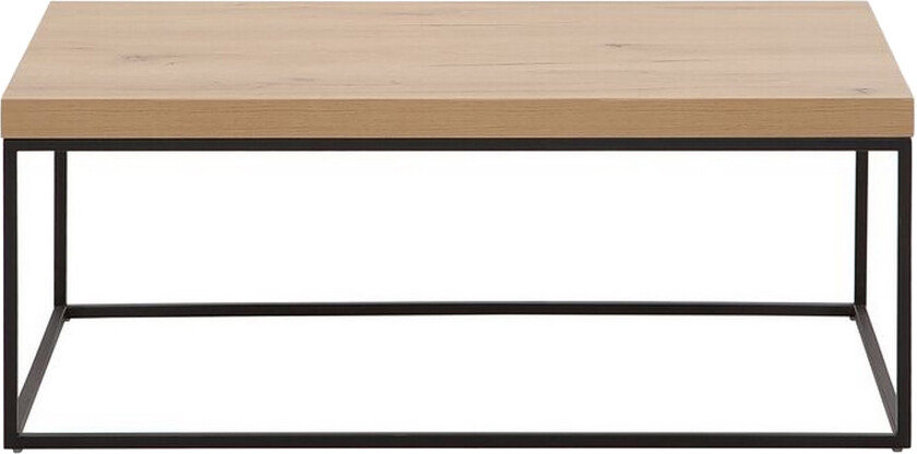 Barreras Sofabord 100 cm - Lysebrun/Svart