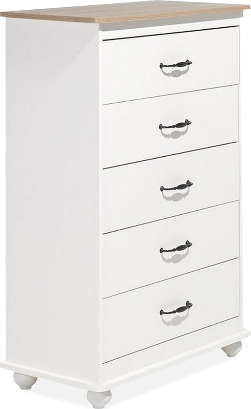 Sharon Kommode 39 \| 76 cm - Hvit