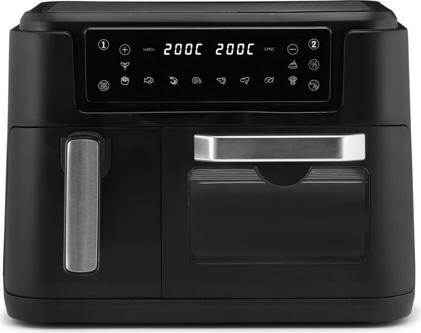 Grill'n'GO Valencia Air Fryer med 2 skuffer - 3,5/8L, 2350W
