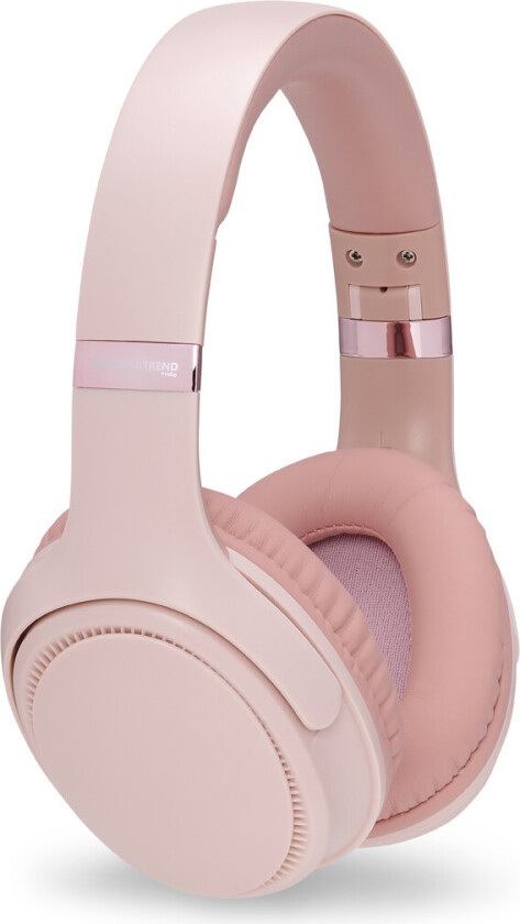 Powertrend Oslo Hodetelefoner - 55 timer, USB-C - Rosa