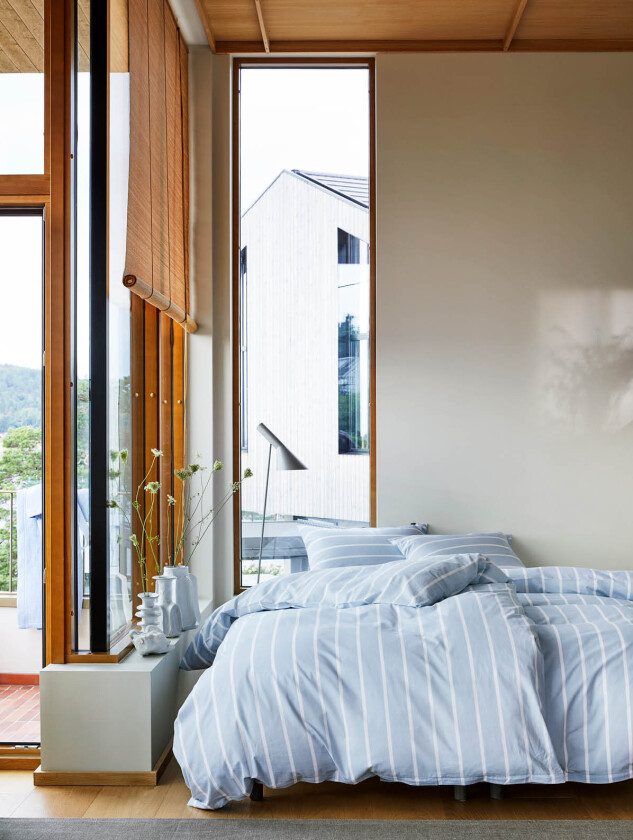 Sander sengesett denimblå