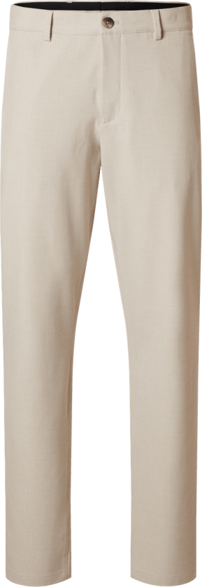 Selected Homme Slim Robert Flex Bukse - Egret