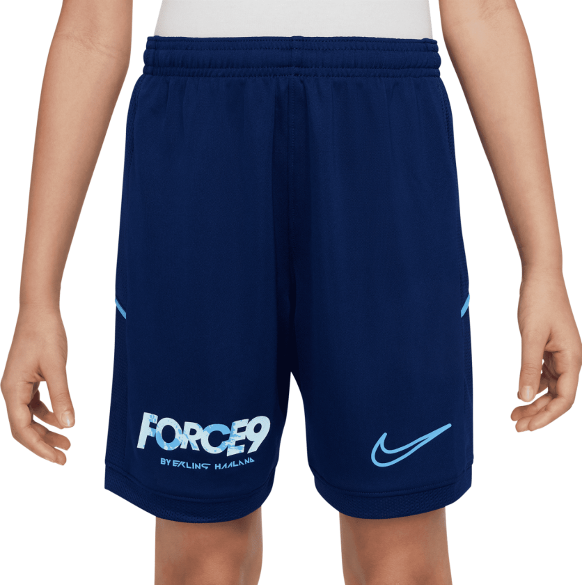 Erling Haaland Dri-FIT Academy 25 Short, fotballshorts, barn BLUE VOID/UNI BLUE