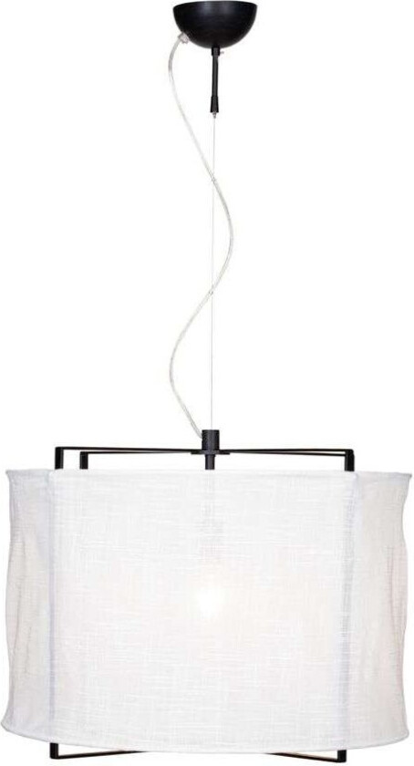 Softy pendel Ø 60 cm Matt hvit-matt svart
